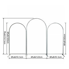 3D Stereo Thema Silber Geburtstag Bogen Hintergrund Bausatz