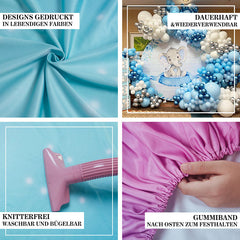 Farben Brief Geschenk Blau Runden Geburtstag Hintergrund