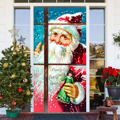 Glas Fenster Weihnachtsmann Klaus Snoey Weihnachten Tür Abdeckung