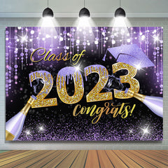 Klasse Von 2024 Glückwunsch Feier Party Hintergrund