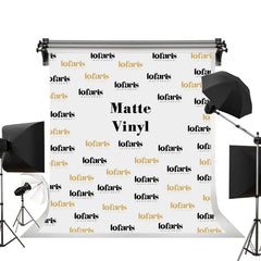 Brauch Matte Vinyl Party Hintergrund mit Foto Text