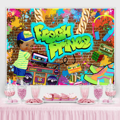 Frisch Prinz Graffiti Wand Baby Dusche Hintergrund Für Junge