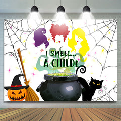 ICH Geruch A Kind Halloween Babydusche Hintergrund Banner