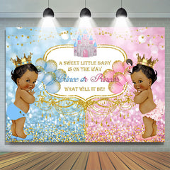 Prinz Oder Prinzessin Baby Dusche Hintergrund Für Party