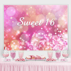 Süss 16 Rosa Gokeh Golden Bokeh 16 Geburtstag Hintergrund