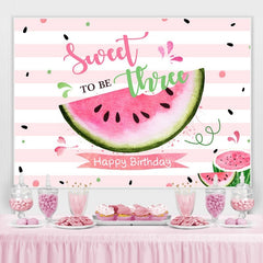 Wassermelone 3 Geburtstag Foto-Shooting Hintergründe für Mädchen